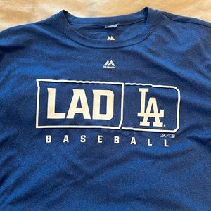 LA Dodgers, dry fit T-shirt, men’s large. NWT